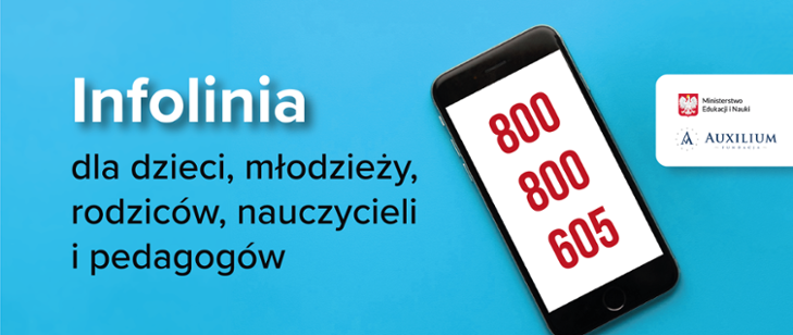 Zdjęcie do 800 800 605 &ndash; ruszyła całodobowa bezpłatna infolinia dla dzieci, młodzieży, rodzic&oacute;w i pedagog&oacute;w &bdquo;Pomagamy&rdquo;